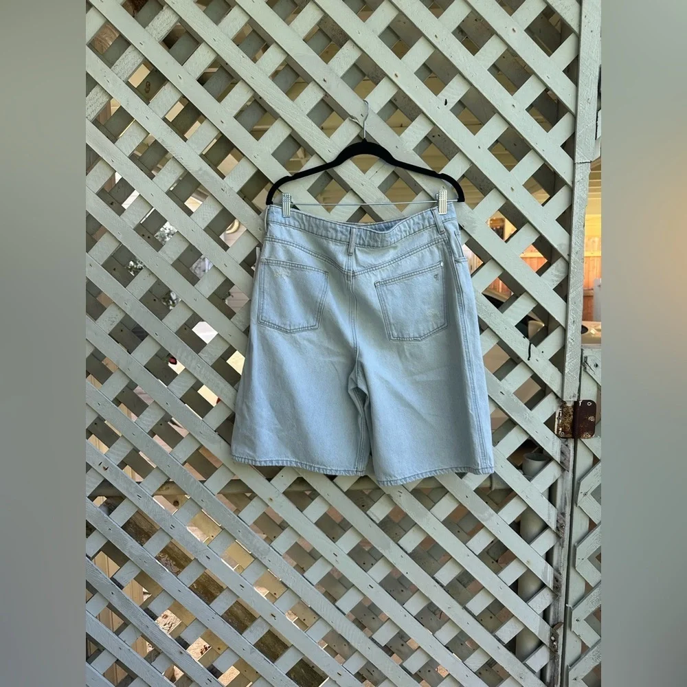 Anthropologie Pilcro Classic Bermuda Denim Shorts - Picture 6 of 6